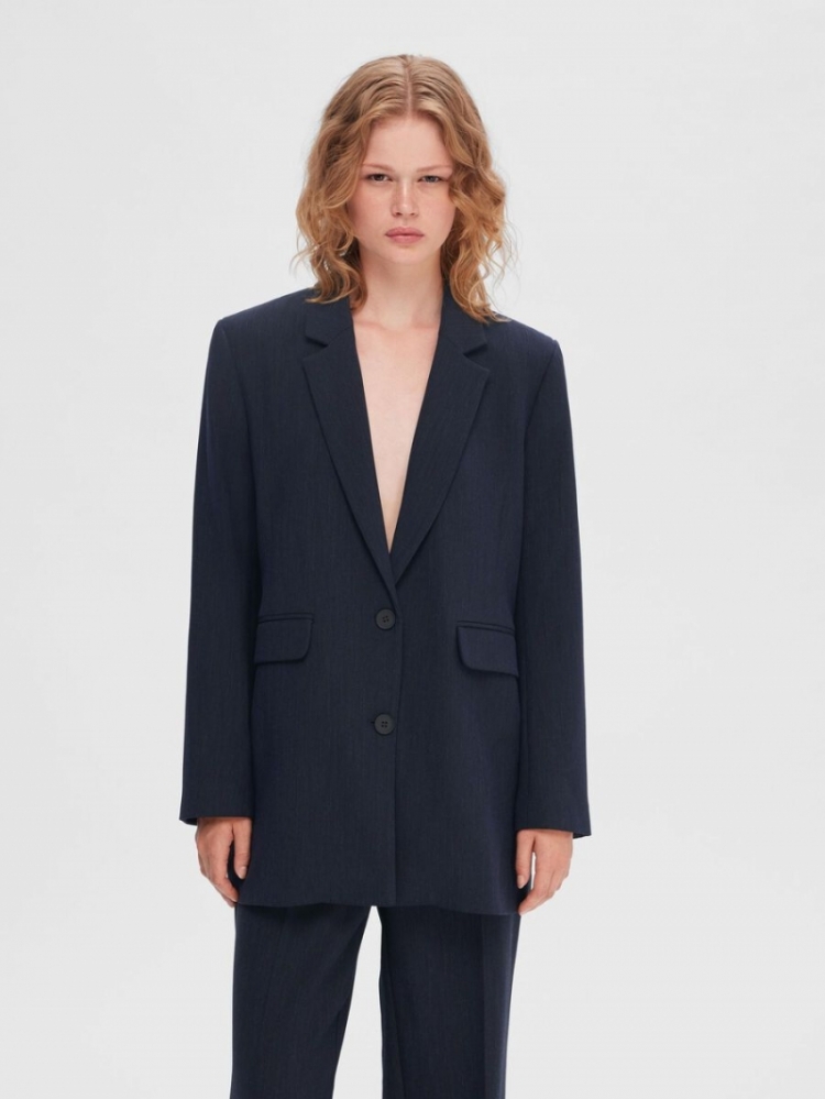 SlfRita LS blazer Dark Sapphire M