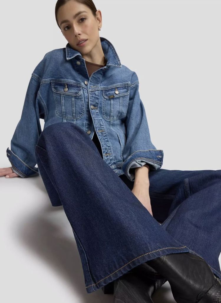 Stella High Rise Wide Leg Dark Navy