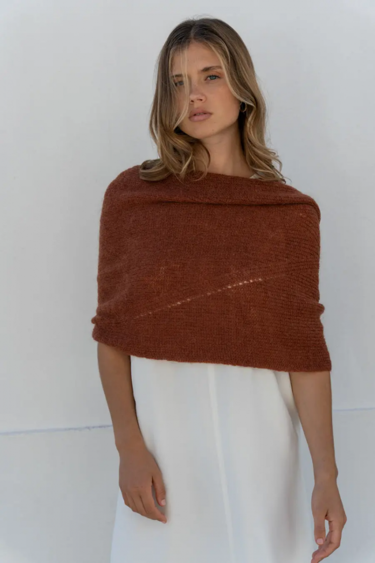 Scarf Jille Terra Cotta