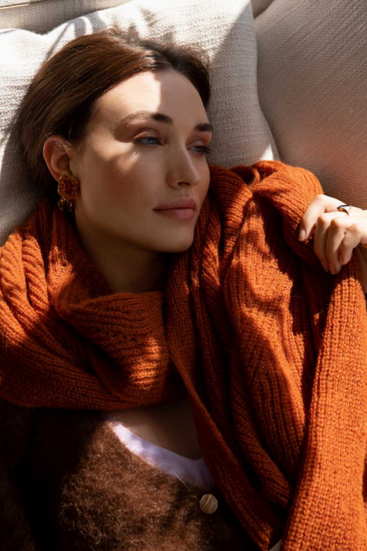 Scarf Jille Rusty Brown