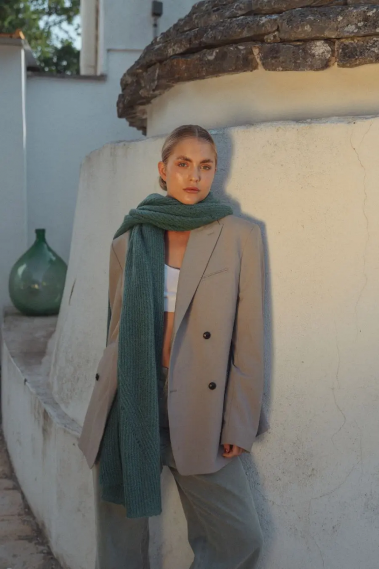 Scarf Jille Green Earth