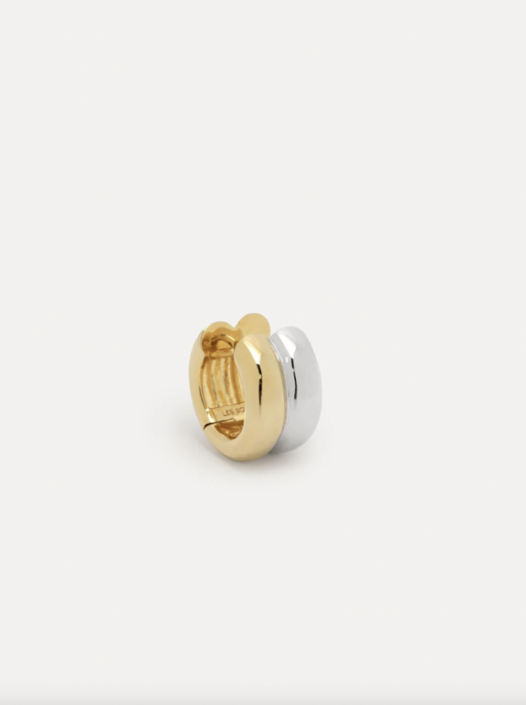 Oorbel Ferdi Double Huggie Gold/Silver