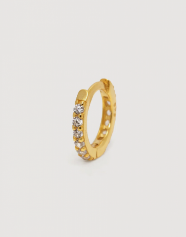Oorbel Jeanne Mini Strass  Gold