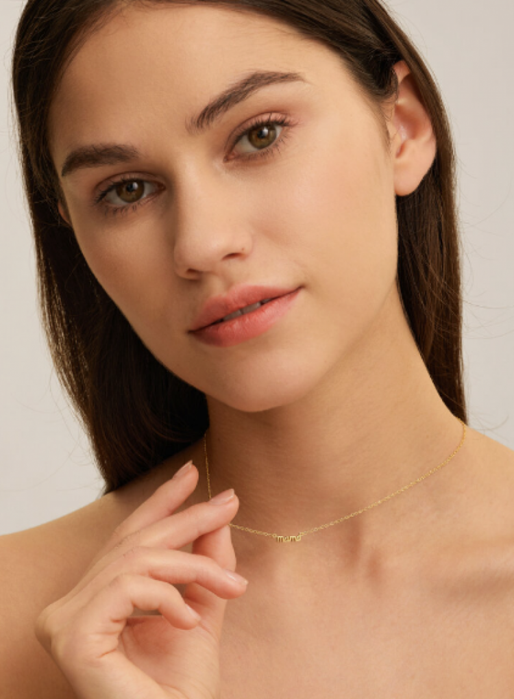 Roma mama necklace Gold