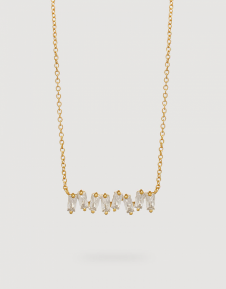 Roma Baguette Clear  Gold