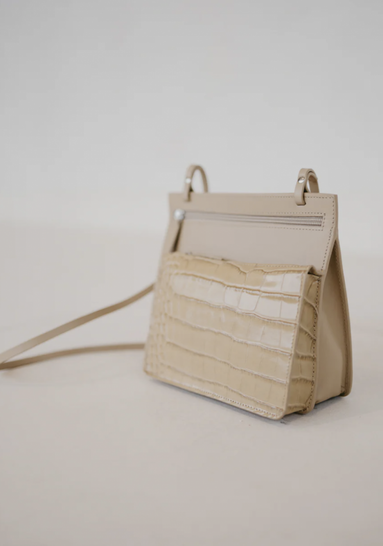 Double Pouch combi noisette