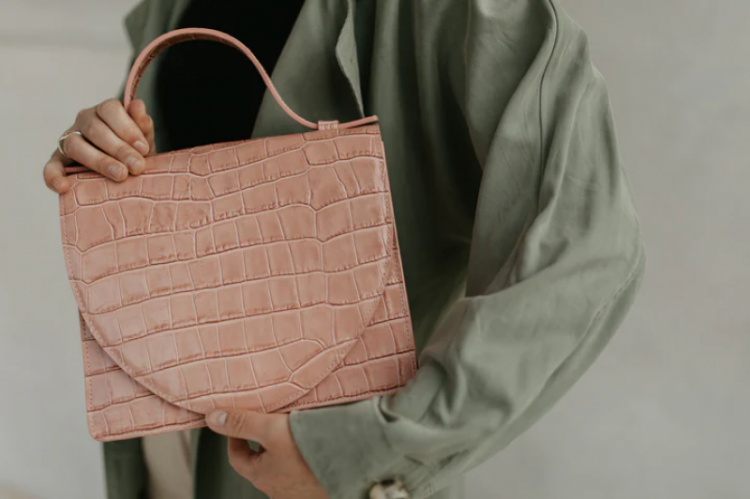 Mini Briefcase Pure Rose Croco