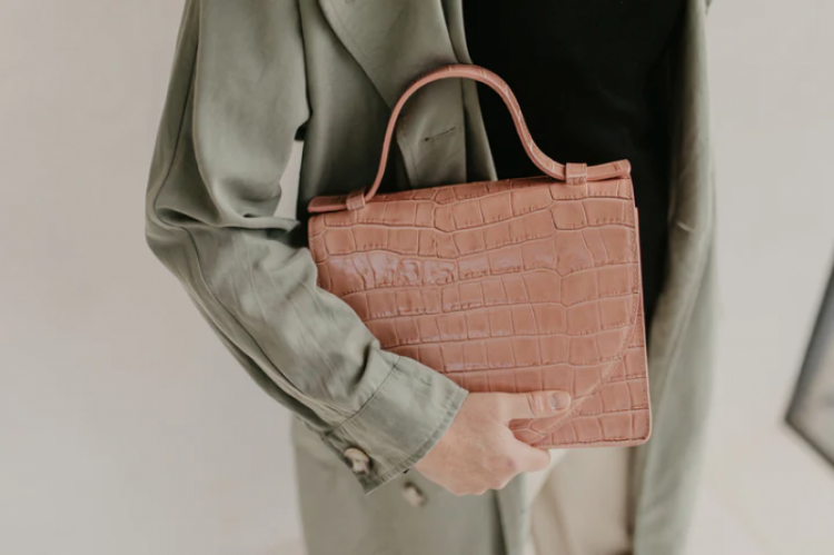 Mini Briefcase  Pure Rose Croco