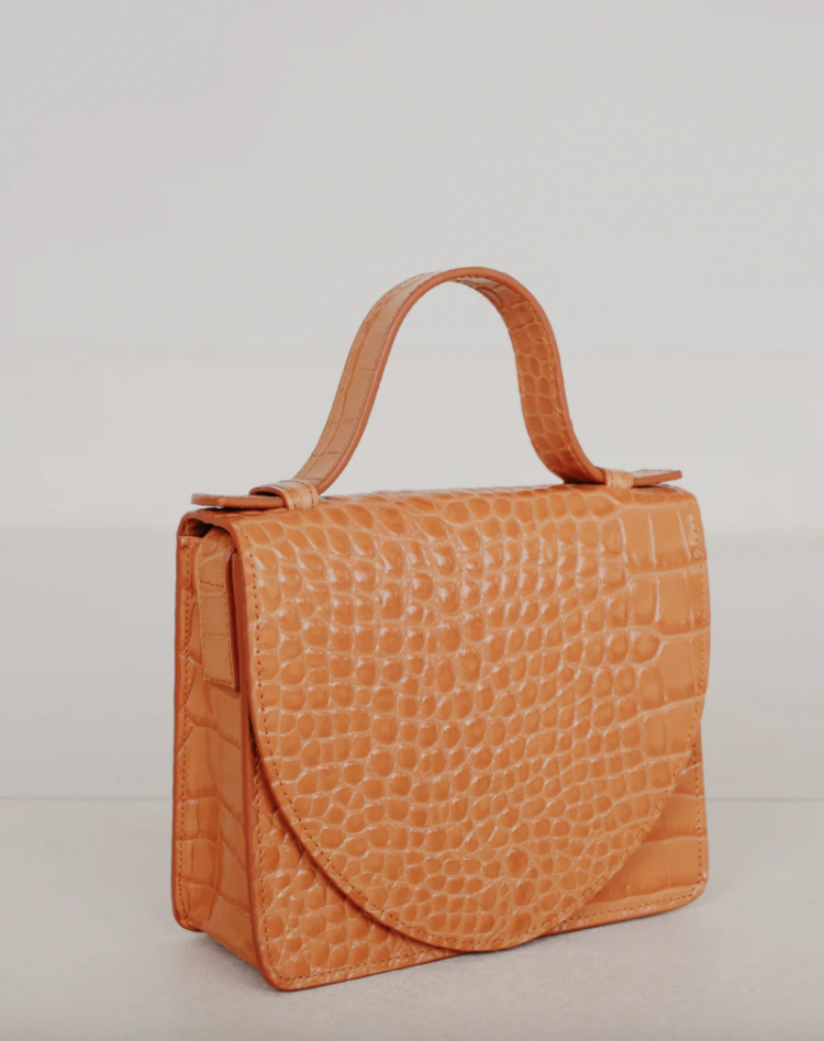 Micro Briefcase naranja croco