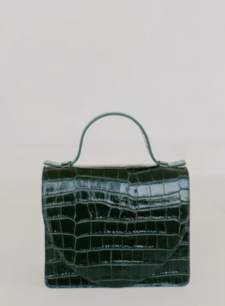 Micro Briefcase  Forest Croco