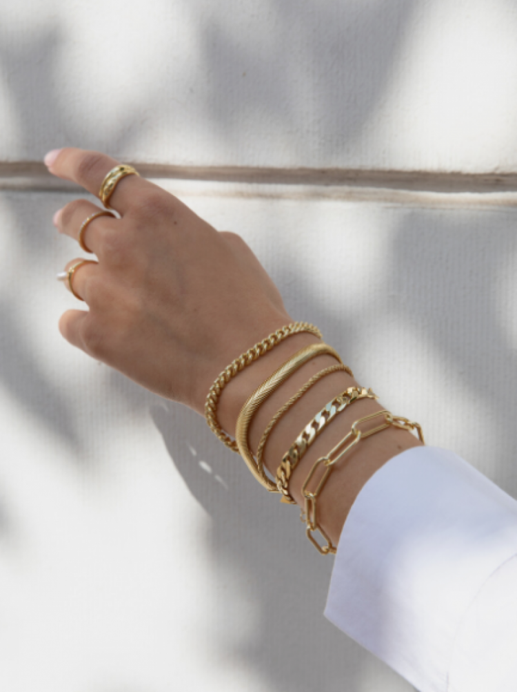 Mara herringbone chain Gold