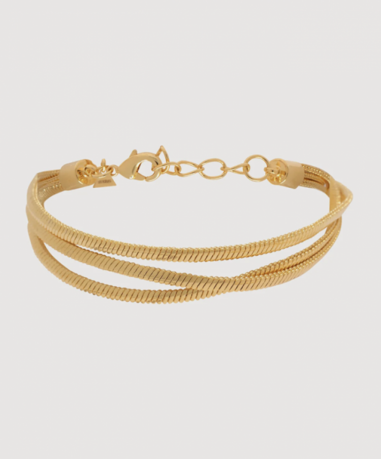 Mara multiple snake bracelet Gold