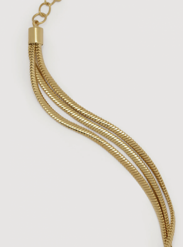 Mara multiple snake bracelet Gold
