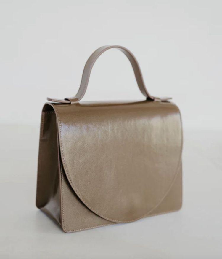 Mini Briefcase Biscuit stone