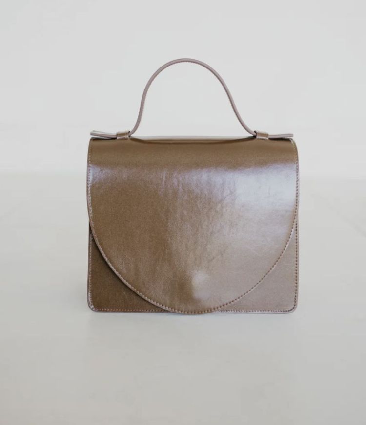 Mini Briefcase Biscuit stone