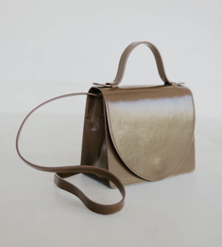 Mini Briefcase Biscuit stone