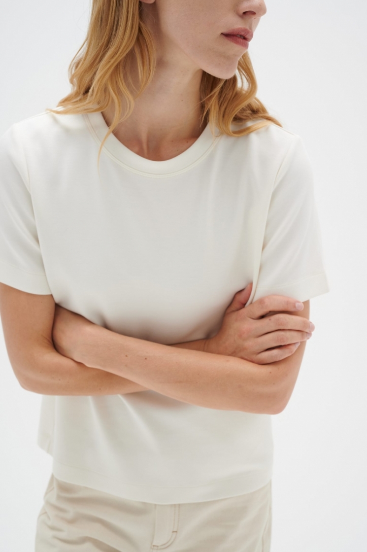 Vincent Karmen T-shirt Whisper White