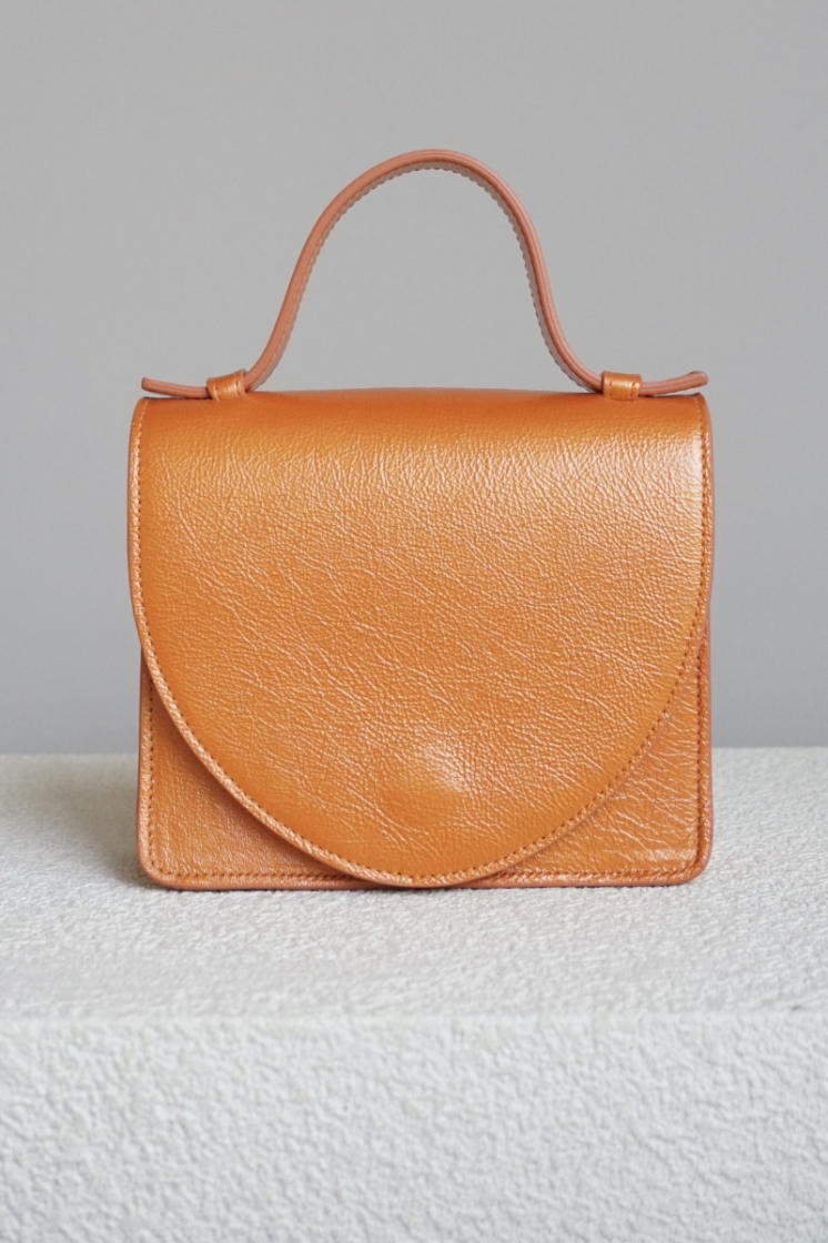 Micro Briefcase Orange Stone
