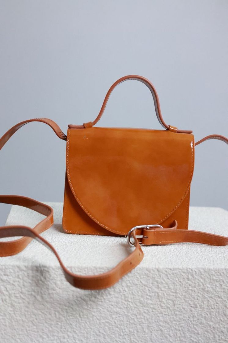 Micro Briefcase  Cinnamon stone