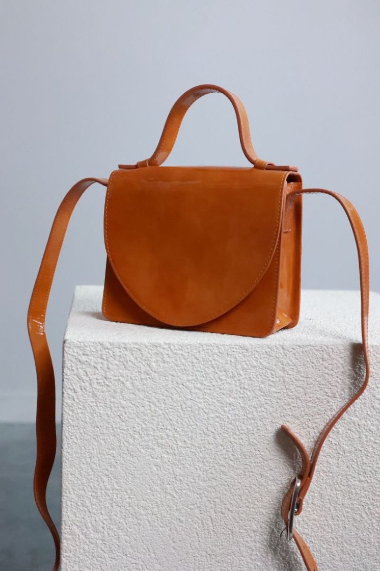 Micro Briefcase  Cinnamon stone
