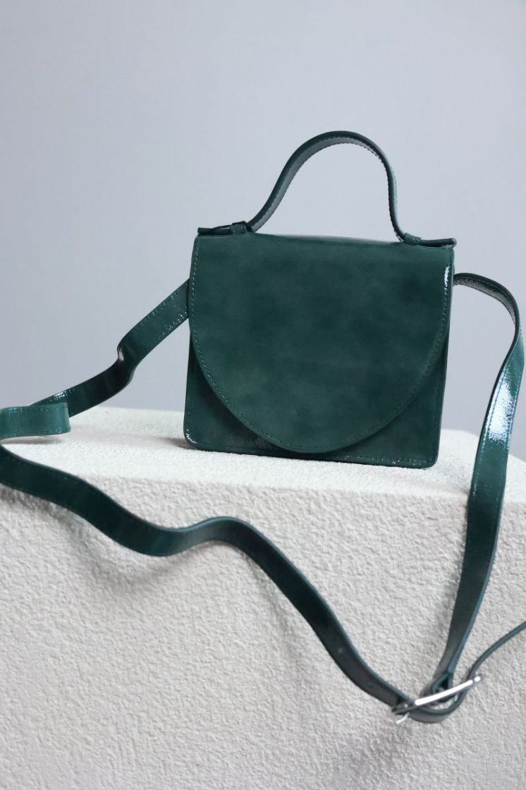 Micro Briefcase  Seaweed stone