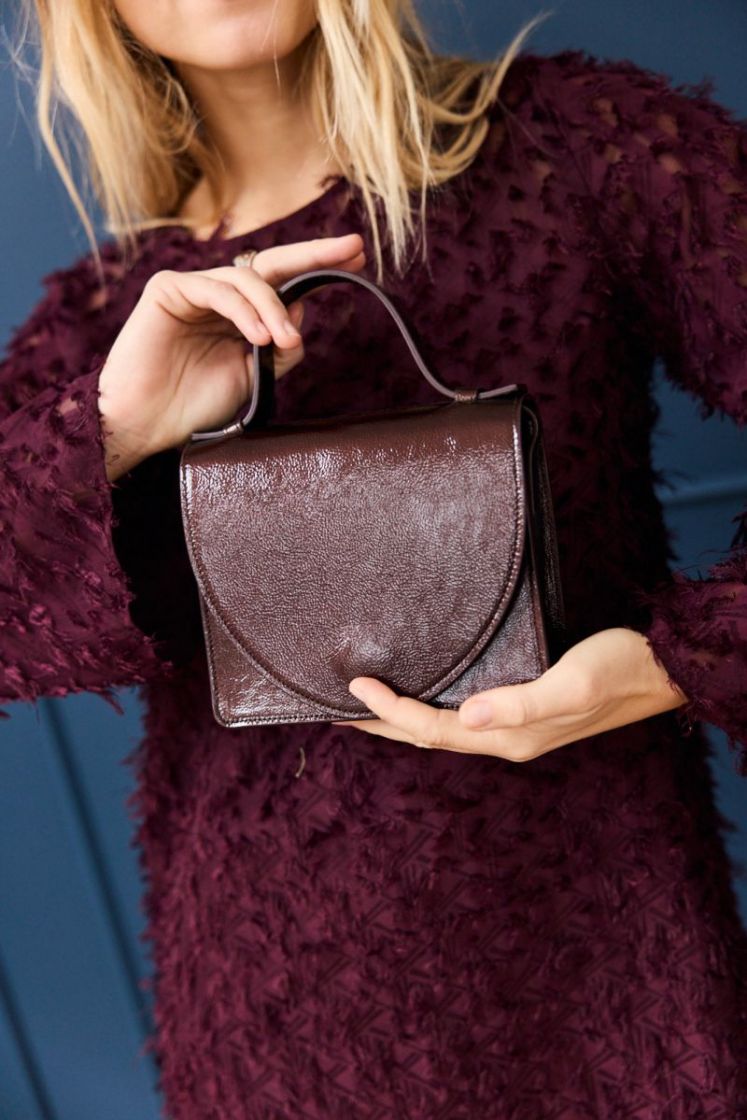 Micro Briefcase  Chocolat Stone