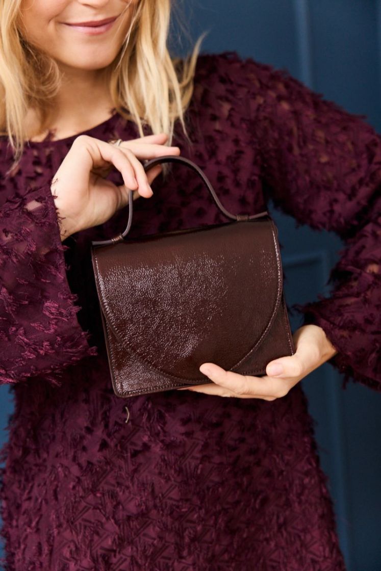 Micro Briefcase  Chocolat Stone