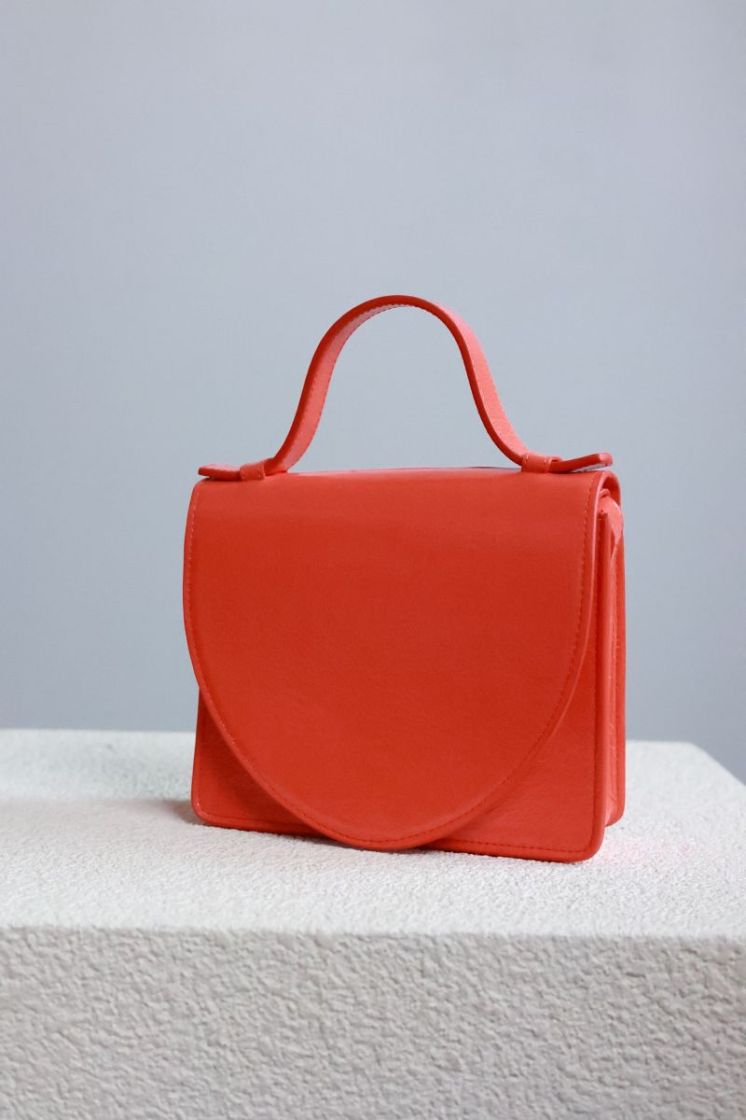 Micro Briefcase  Coral stone