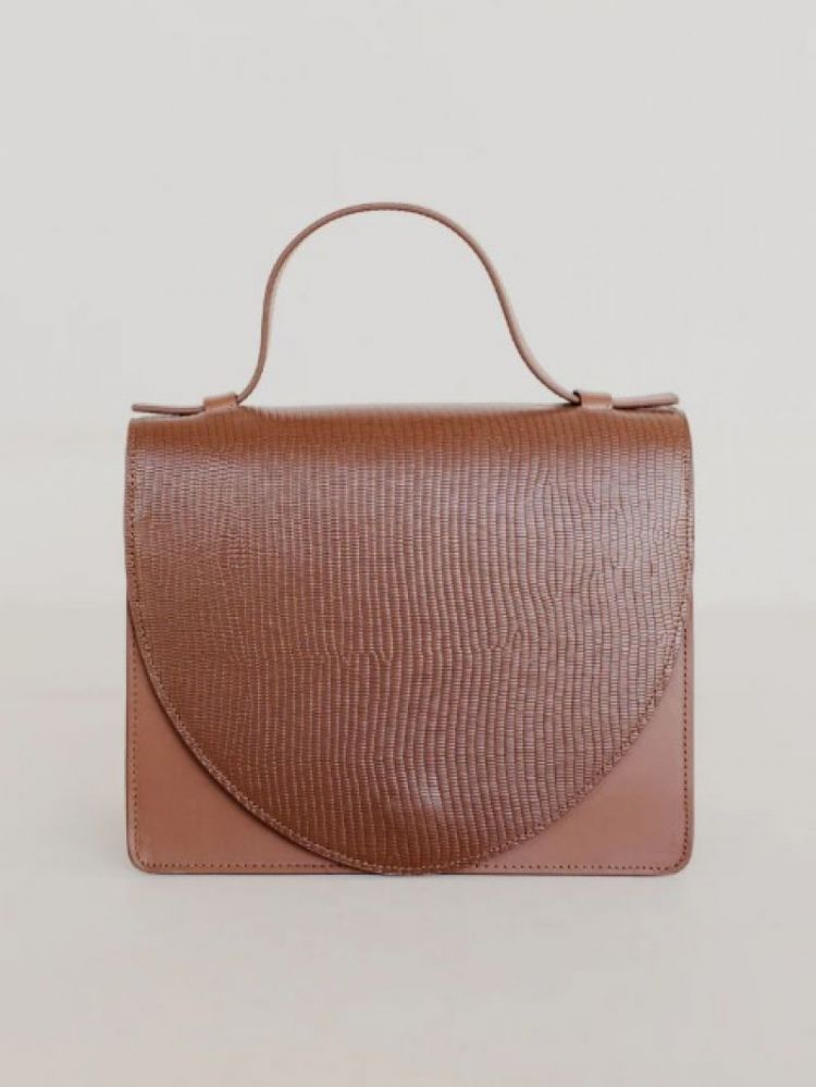 Mini briefcase Combi Cognac sn
