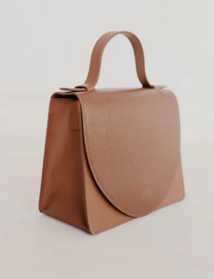 Mini briefcase Combi Cognac sn
