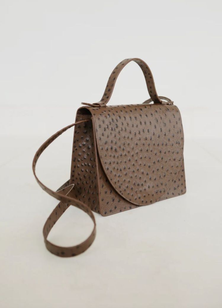 Mini Briefcase Etna struzzo