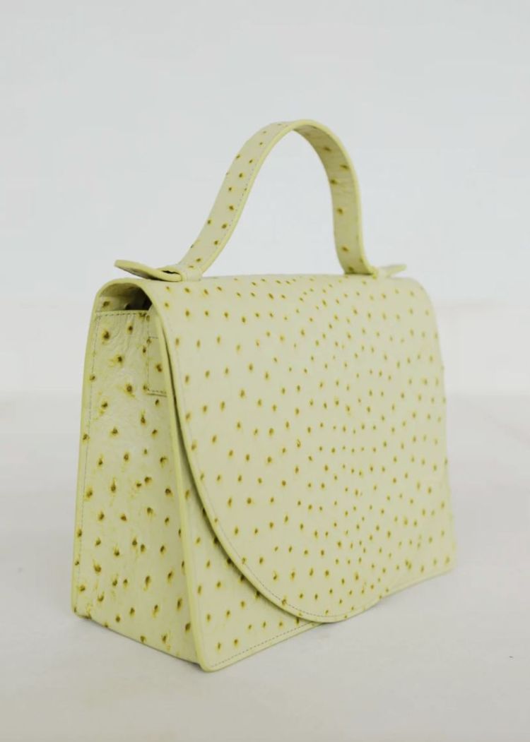 Mini Briefcase trapani struzzo