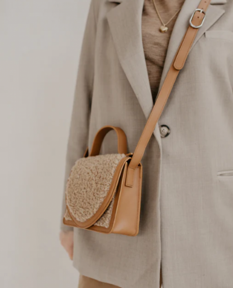 Micro Briefcase  Teddy Cognac 