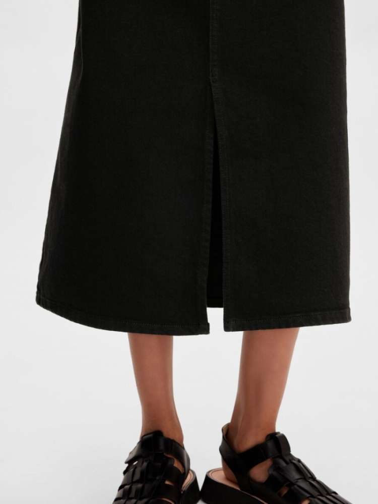 Slfkrista gerda hw black denim Black Denim