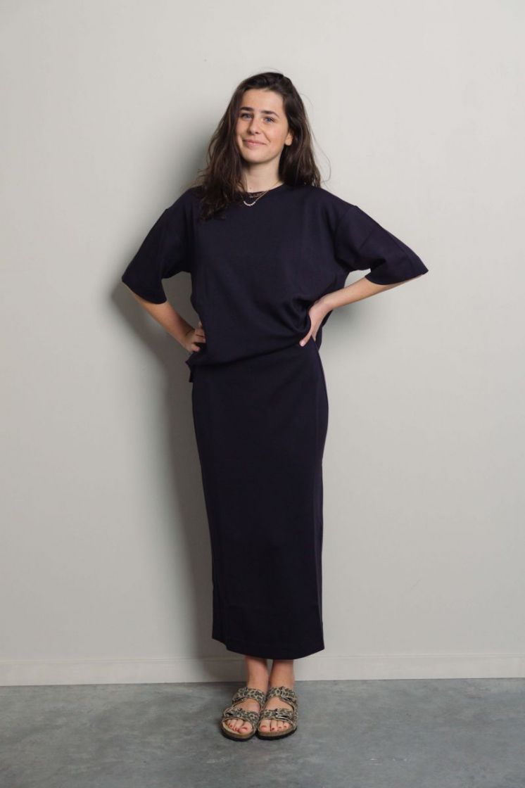 PannielW Oversize T-shirt marine blue