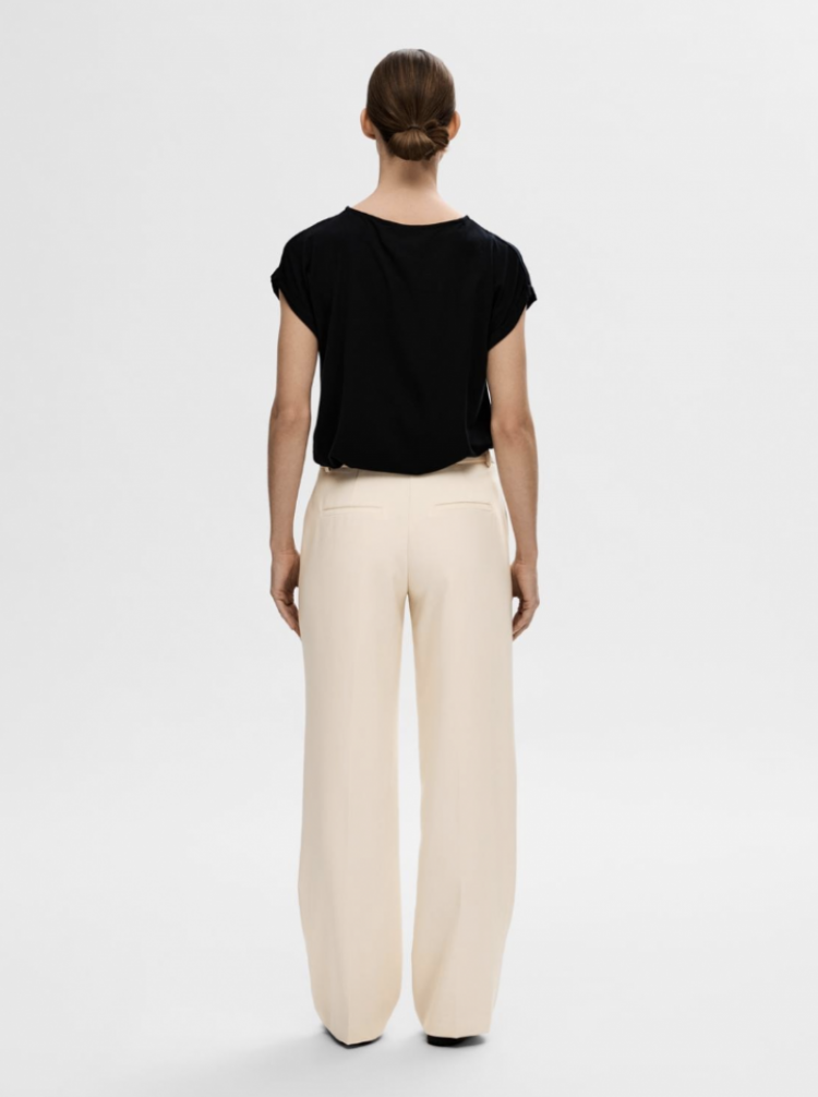 SlfBellis SS boat neck tee Black
