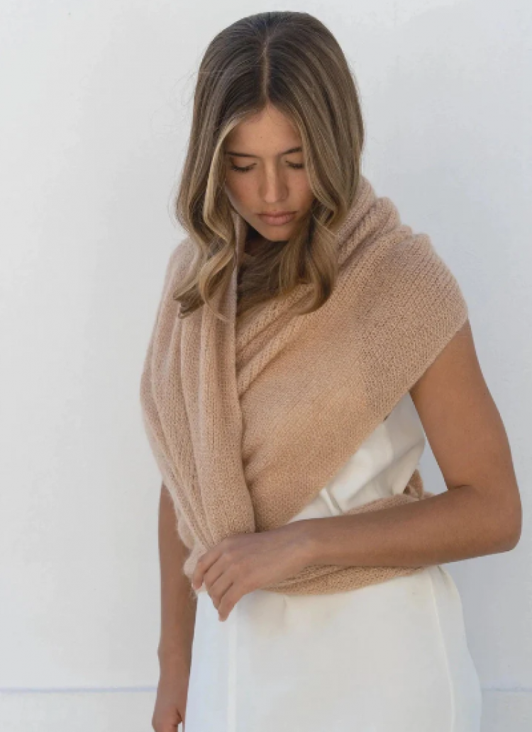 Scarf Helene Late Machiato