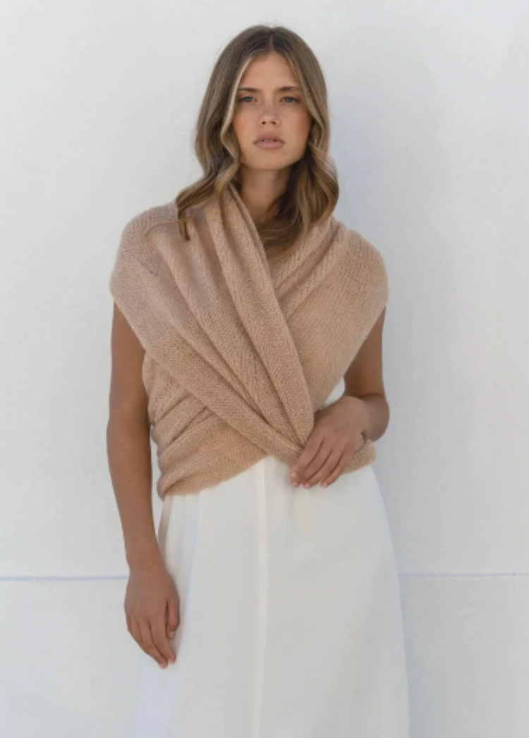 Scarf Helene Late Machiato