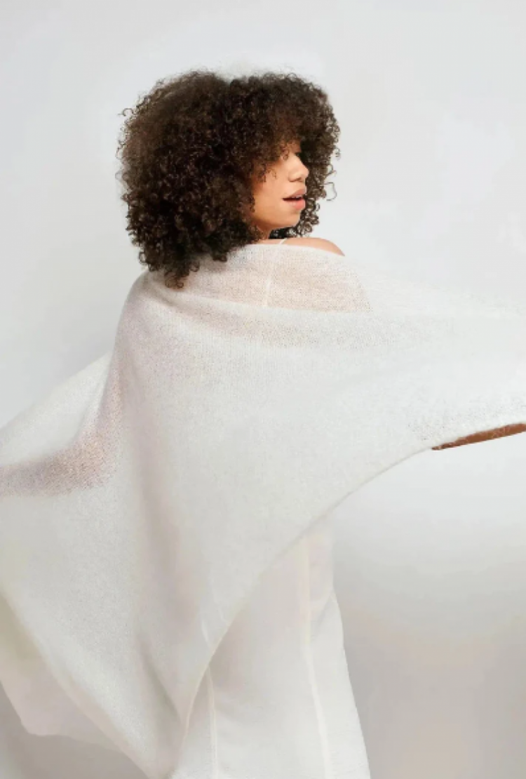 Scarf Helene milk