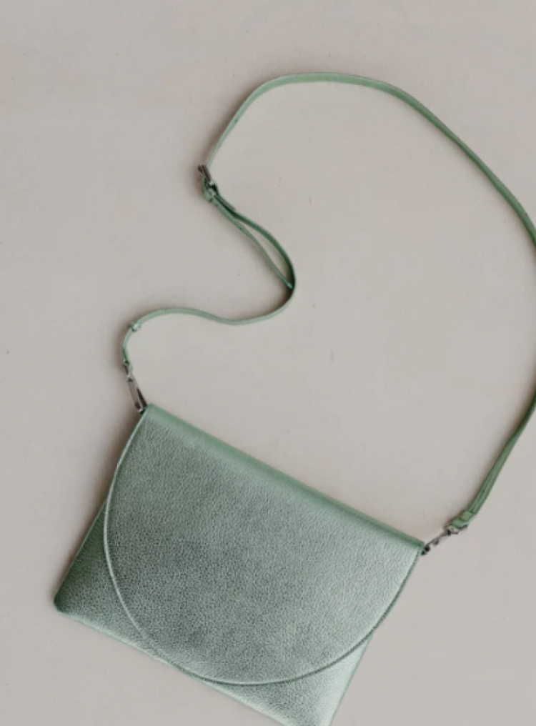 Medium Envelope  Green Shimmer
