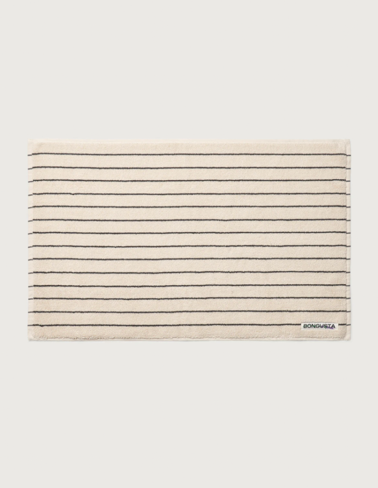 Naram bath mat Creme & ink