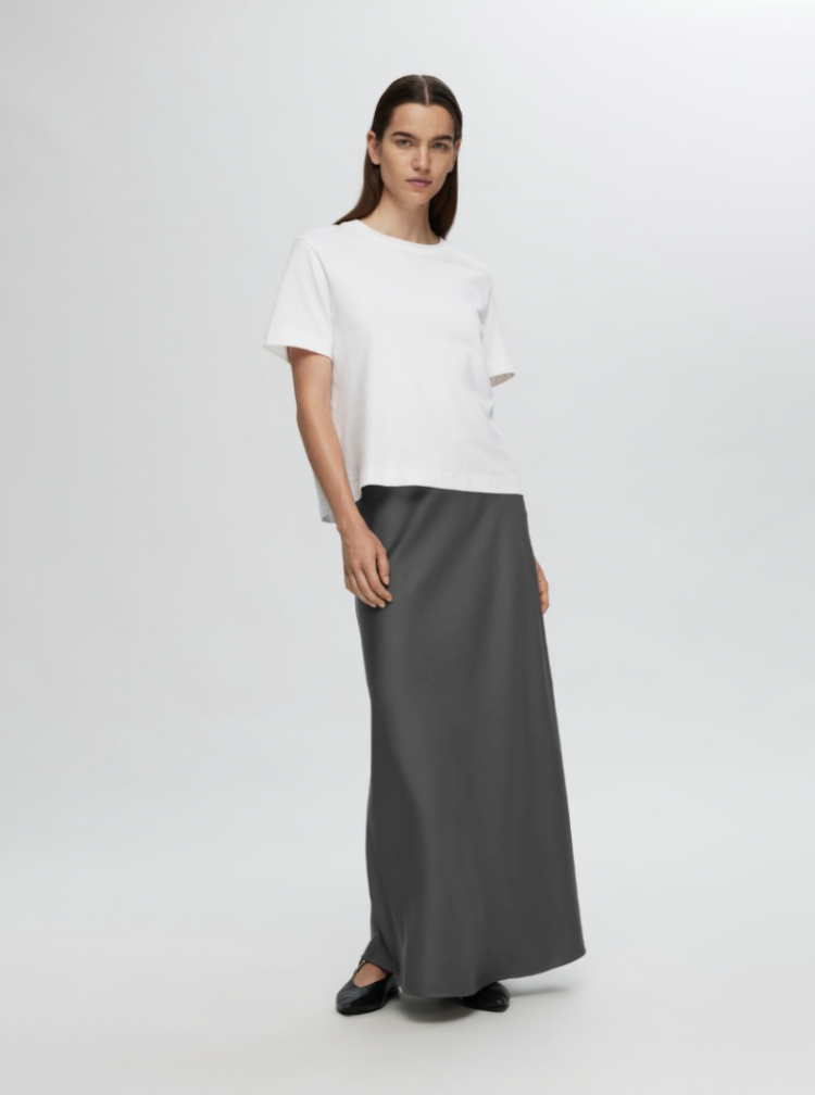 slflena hw ankle skirt noos volcanic ash