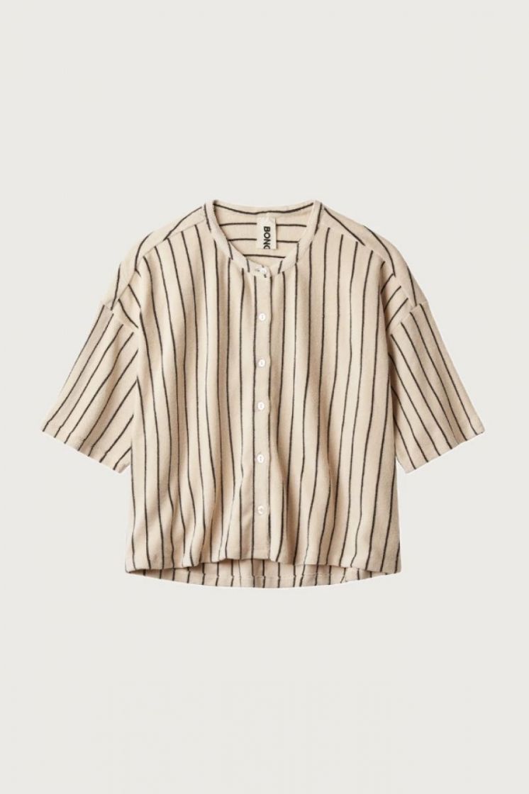 Naram Oversized shirt Creme & ink