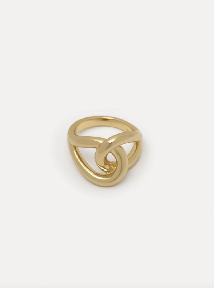claire knot ring Gold