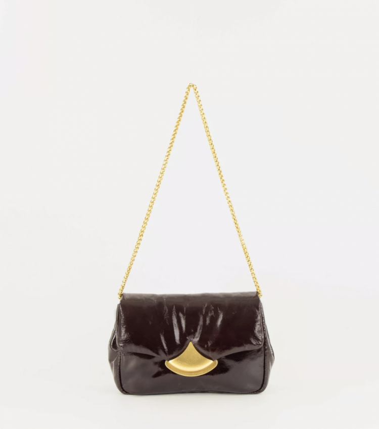 Diviluz puffy chain bag Browny