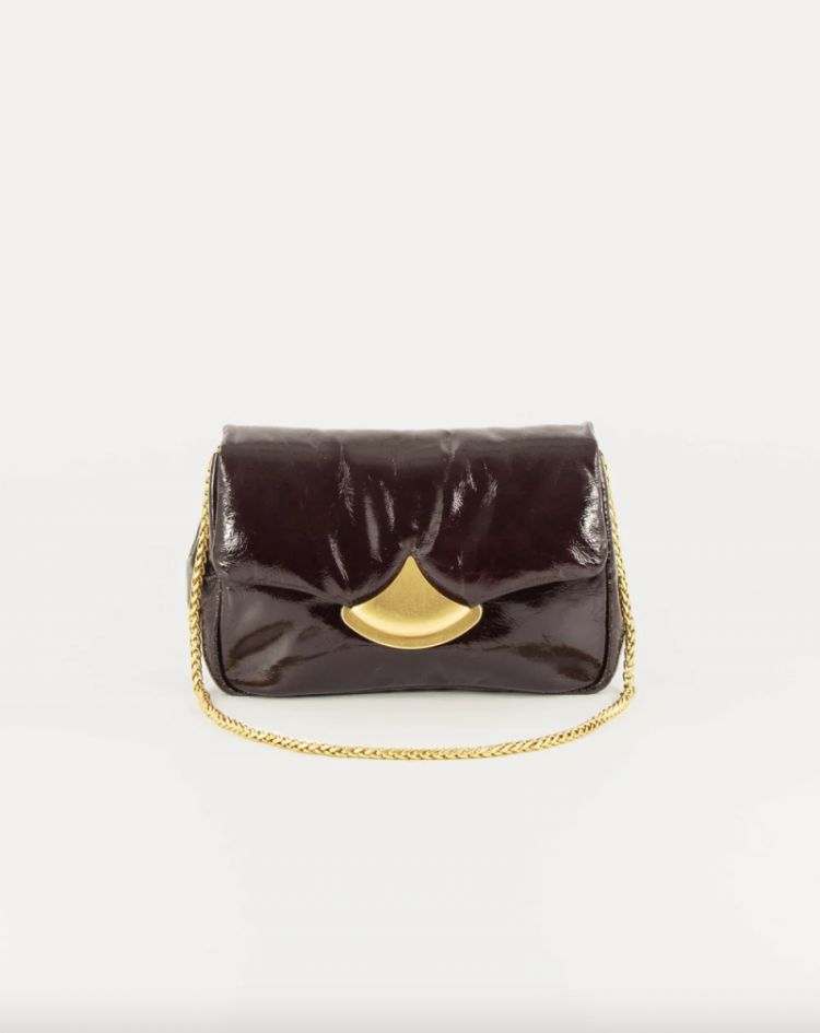 Diviluz puffy chain bag Browny