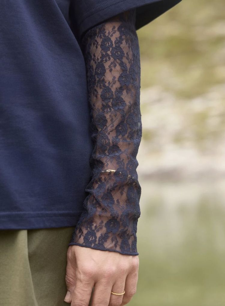 Leonardo T-shirt Lace navy