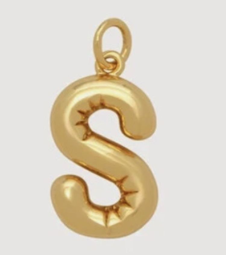 Balloon Letter S Gold