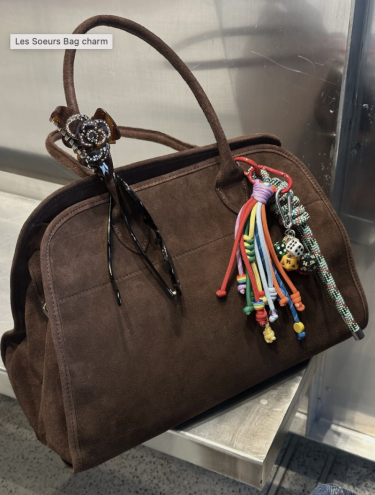 bag charm ropes multi