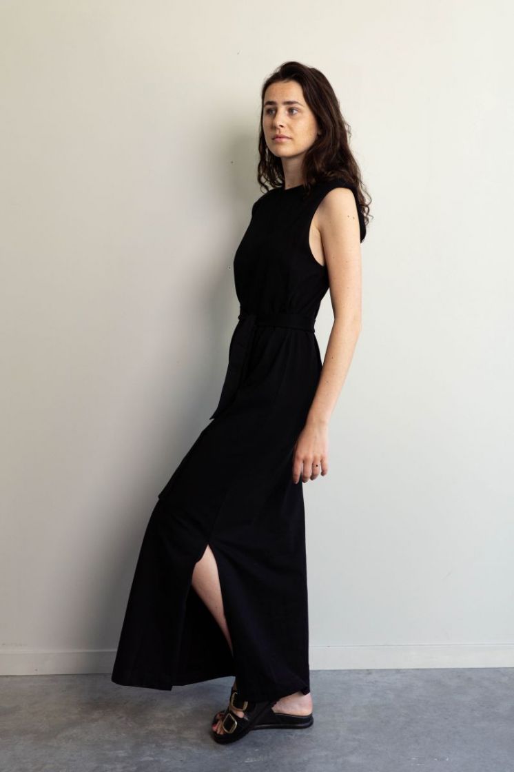 Slfhalley SL Shoulderpad dress black